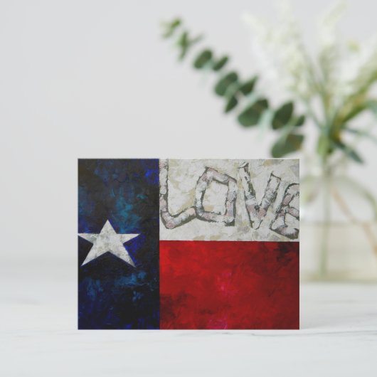 Invitation de drapeau du Texas (Debout devant)