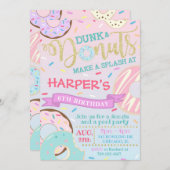 Invitation de Dunk et Donuts (Devant / Derrière)