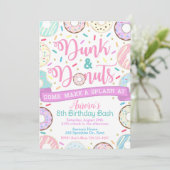 Invitation de Dunk et Donuts, invitation de Pool P (Debout devant)