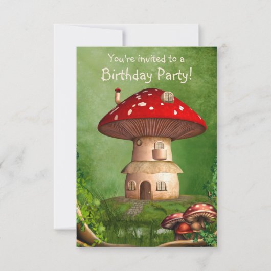 Invitation de Dwarf Land Kids 3.5x5 (Devant)