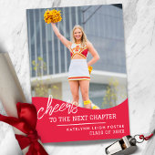 Invitation de Faire-part de diplôme Cheerleader