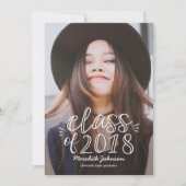 Invitation de Faire-part de diplôme de script amus (Devant)