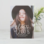 Invitation de Faire-part de diplôme de script amus (Debout devant)