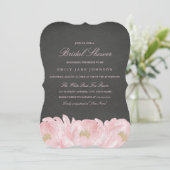 Invitation de faire-part de mariage au tableau noi (Debout devant)