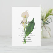 Invitation de faire-part de mariage-Cala Lily (Debout devant)
