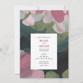 Invitation de Faire-part de mariage d'amour peint (Devant)