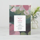 Invitation de Faire-part de mariage d'amour peint (Debout devant)