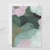 Invitation de Faire-part de mariage d'amour peint (Dos)