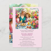 Invitation de famille pour le brunch de la fête de (Devant / Derrière)