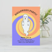 Invitation de fantôme d'Halloween (Debout devant)