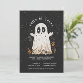 Invitation de fantôme d'Halloween (Debout devant)