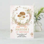 Invitation de fée fleur sauvage (Debout devant)