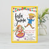 Invitation de Festa Junina (Debout devant)