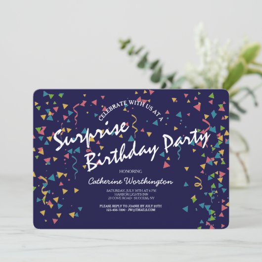 Invitation de fête (Debout devant)