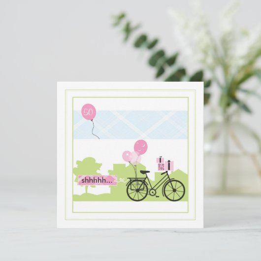 Invitation de fête (Debout devant)