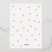 Invitation de fête à paillettes pour le Nouvel An  (Verso)