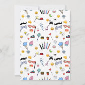 Invitation de fête à thème Emoji (Dos)