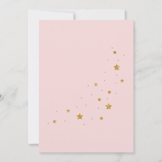 Invitation de fête à thème Fée pour enfants (Dos)