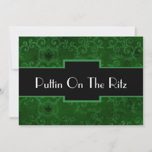 Invitation de fête amusante