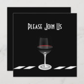 Invitation de fête Art Déco Veuillez nous rejoindr (Devant / Derrière)