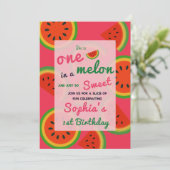 Invitation de fête au melon d'été (Debout devant)