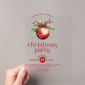 Invitation de fête avec décoration sur le thème de (In situ (ordinateur de poche))