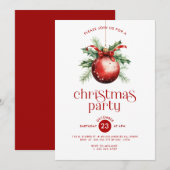 Invitation de fête avec décoration sur le thème de (Devant / Derrière)