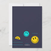 Invitation de fête avec émoji (Dos)