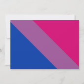 Invitation de fête bisexuelle personnalisée (Dos)