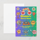 Invitation de fête chic – Événement de célébration (Devant / Derrière)