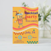 Invitation de fête chic – Événement de célébration (Debout devant)