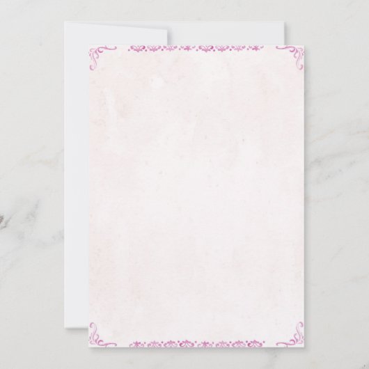 Invitation de fête Cowgirl Lets Go (Dos)