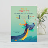 Invitation de fête d'anniversaire (Debout devant)