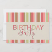 Invitation de fête d'anniversaire (Devant)