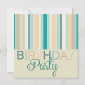 Invitation de fête d'anniversaire (Devant)