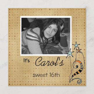 Invitation de fête d'anniversaire