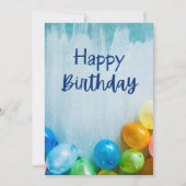 Invitation de fête d'anniversaire (Devant)