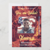 Invitation de fête d'anniversaire (Devant)