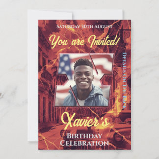 Invitation de fête d'anniversaire