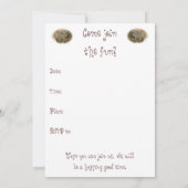 Invitation de fête d'anniversaire (Dos)