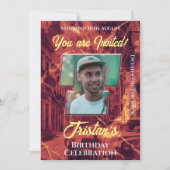 Invitation de fête d'anniversaire (Devant)