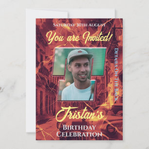 Invitation de fête d'anniversaire