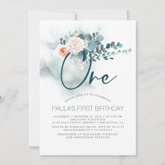 Invitation de fête d'anniversaire (Devant)