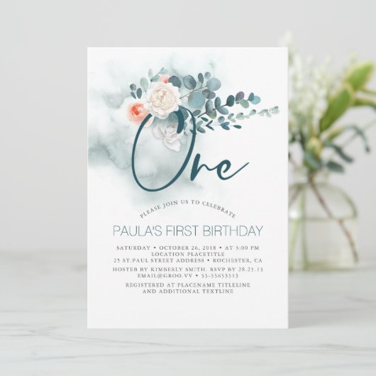 Invitation de fête d'anniversaire (Debout devant)