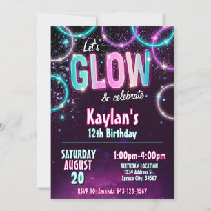 Invitation de fête d'anniversaire