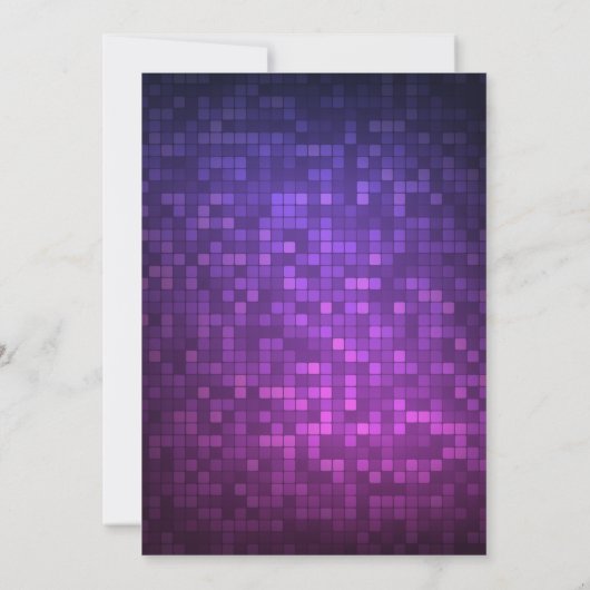 Invitation de fête d'anniversaire (Dos)