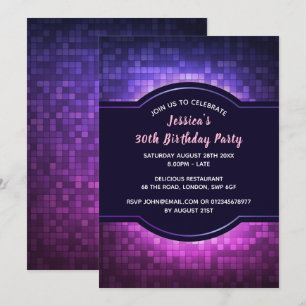 Invitation de fête d'anniversaire