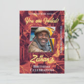 Invitation de fête d'anniversaire (Debout devant)