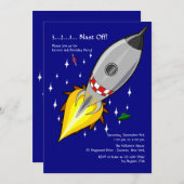 Invitation de fête d'anniversaire (Devant / Derrière)