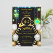 Invitation de fête d'anniversaire (Debout devant)